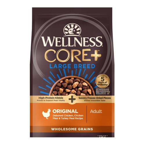 Wellness CORE+ Large Breed Chicken & Turkey Recipe Dry Dog Food