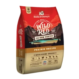 Stella & Chewy’s Raw Coated Kibble Wild Red Raw Coated Wholesome Grains Prairie Recipe Dry Dog Food