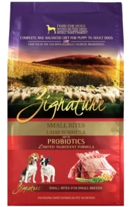 Zignature Original Small Bites Lamb Formula with Probiotics Dry Dog Food