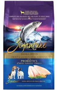 Zignature Original Small Bites Trout & Salmon Formula with Probiotics Dry Dog Food
