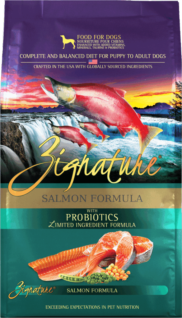 Zignature Original Salmon Formula with Probiotics Dry Dog Food