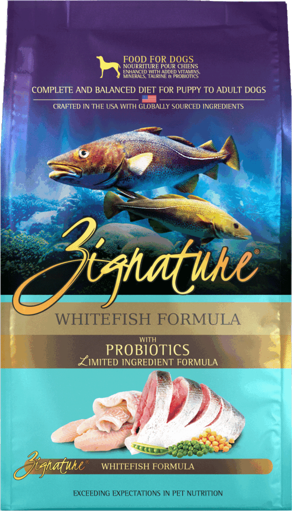Zignature Original Whitefish Formula with Probiotics Dry Dog Food