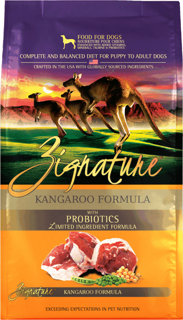 Zignature Original Kangaroo Formula with Probiotics Dry Dog Food