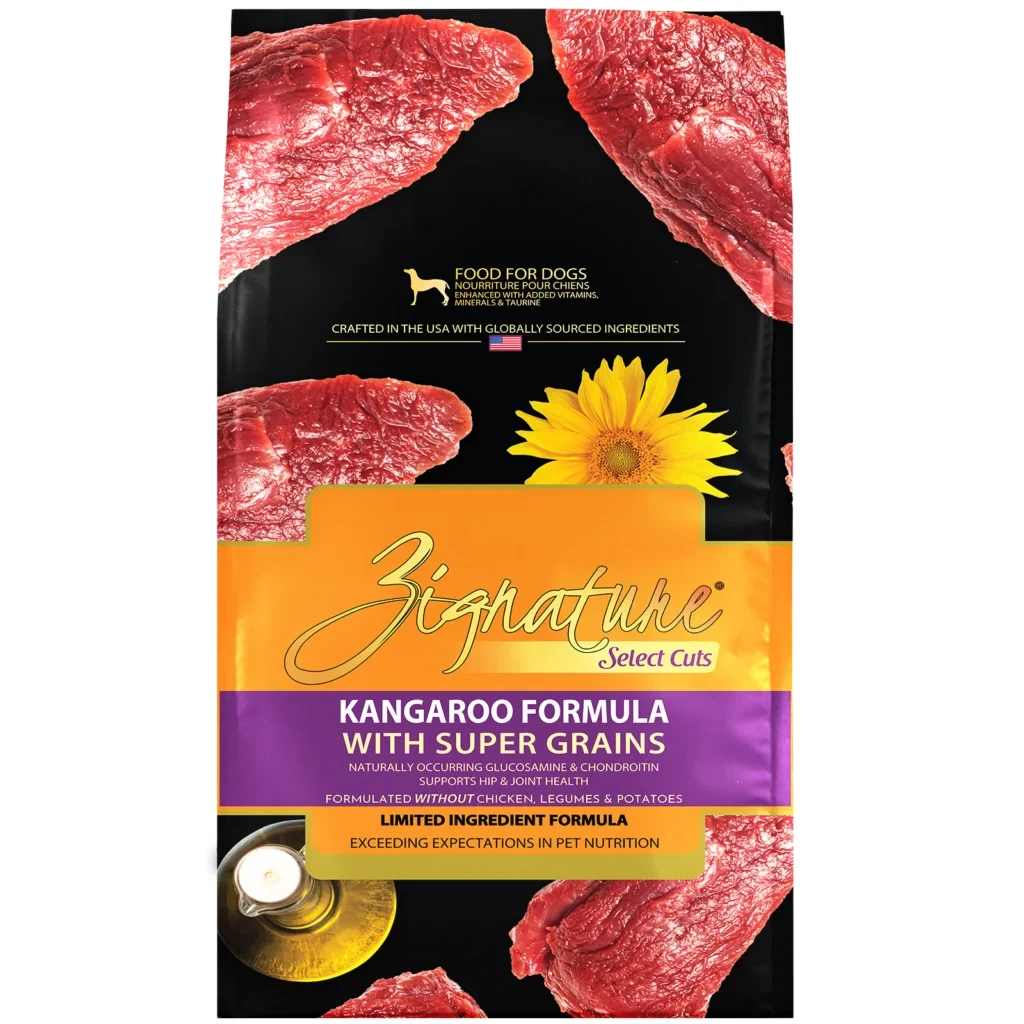 Zignature Select Cuts Kangaroo Formula with Super Grains Dry Dog Food