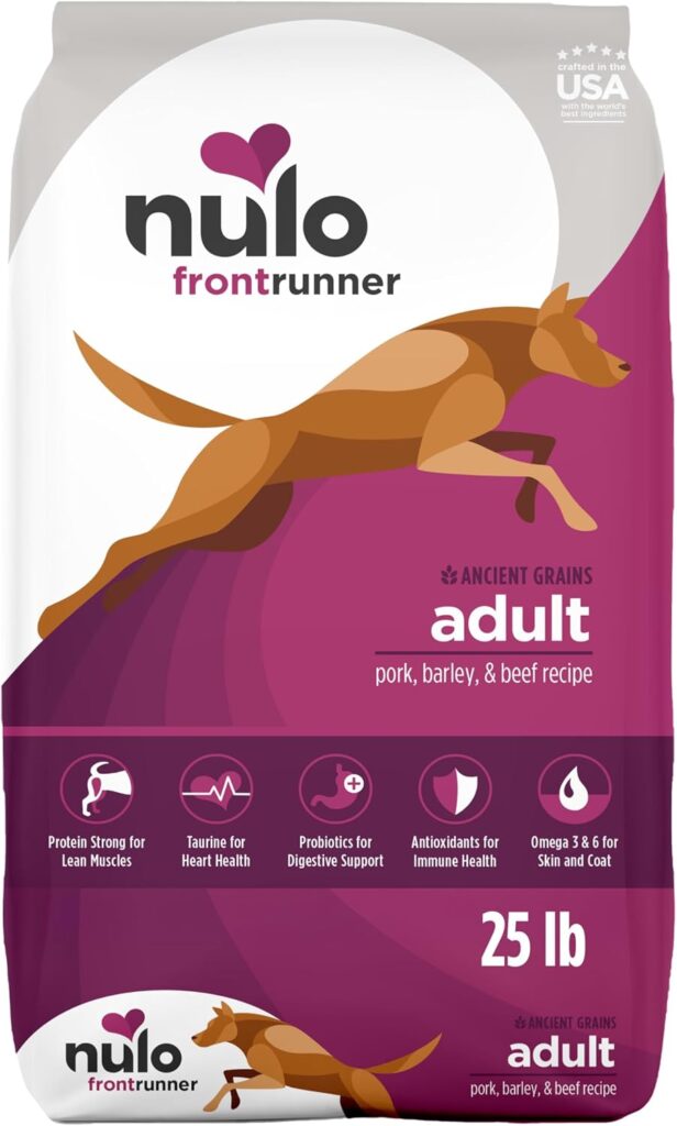 Nulo Frontrunner Ancient Grains Pork, Barley & Beef Recipe Dry Dog Food