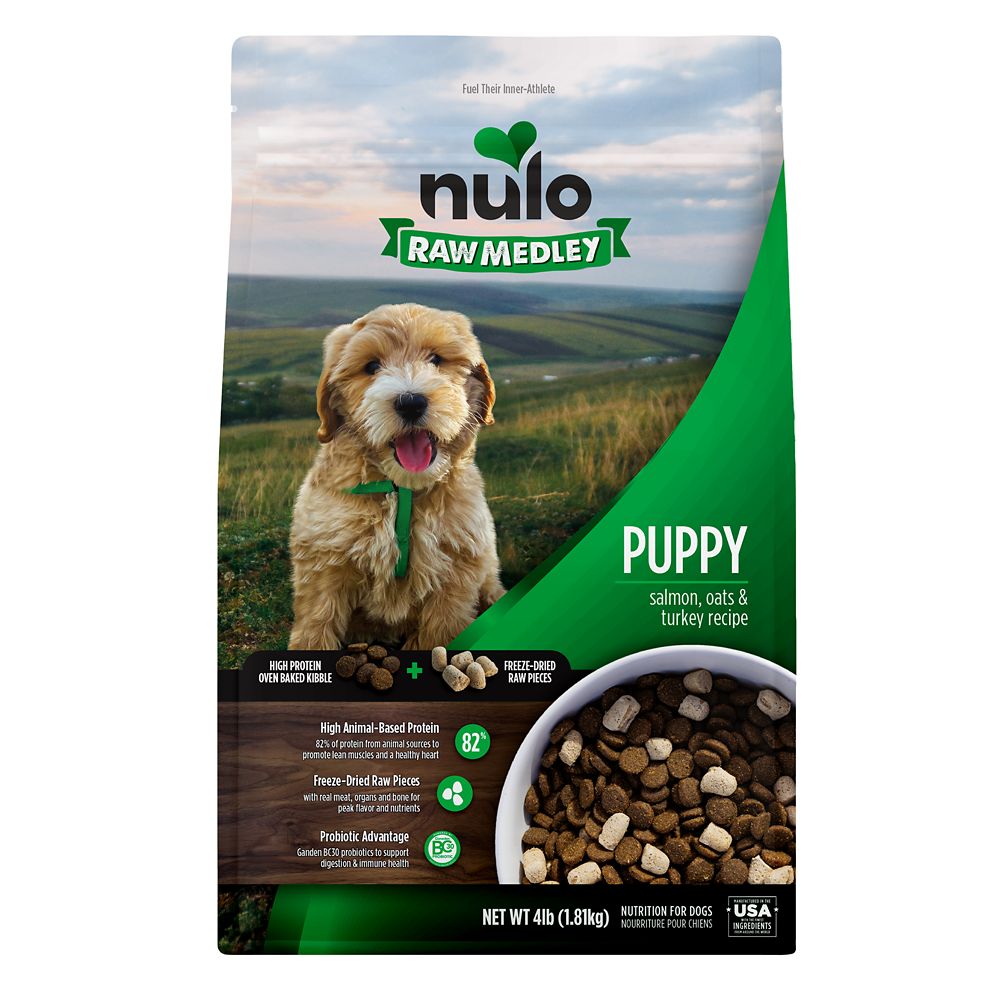 Nulo Raw Medley Puppy Salmon, Oats & Turkey Recipe Dry Dog Food