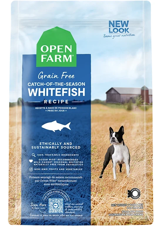 Open Farm RawMix Grain-Free Whitefish Dry Dog Food