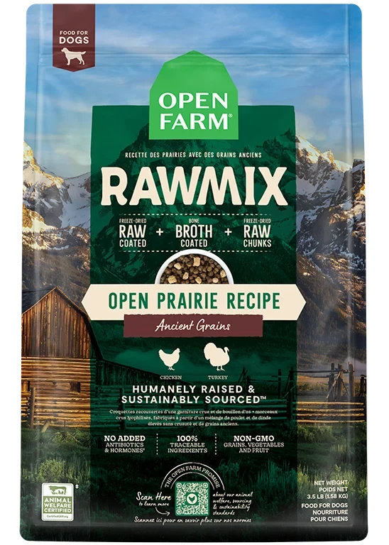 Open Farm Ancient Grains RawMix Open Prairie Recipe-Ancient Grain Dry Dog Food