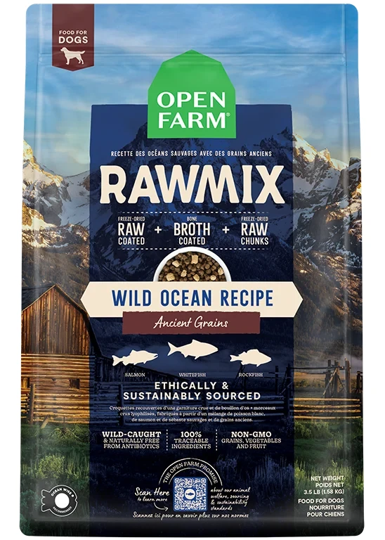 Open Farm Ancient Grains RawMix Wild Ocean Fish & Ancient Grains Dry Dog Food