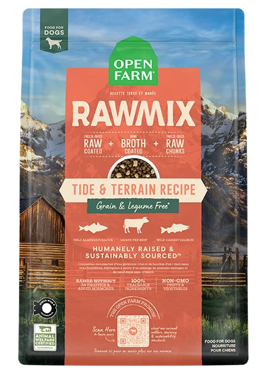 Open Farm RawMix Tide & Terrain – Grain Free Dry Dog Food