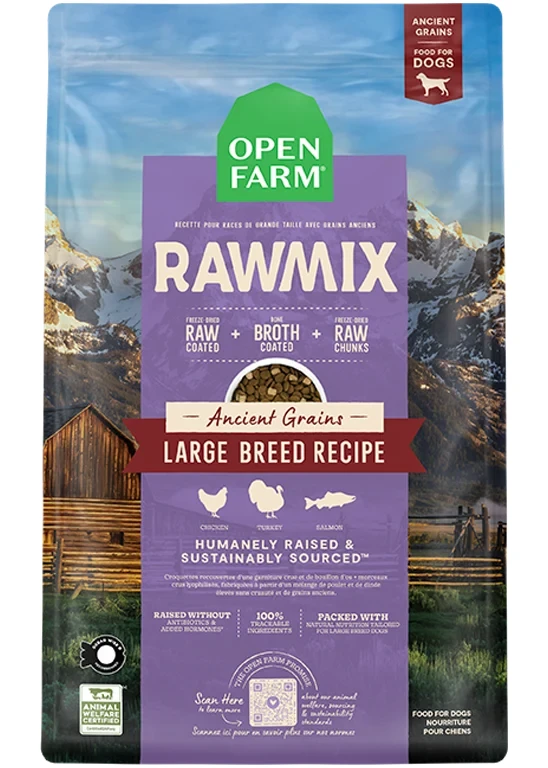 Open Farm RawMix Large Breed with Ancient Grains Dry Dog Food