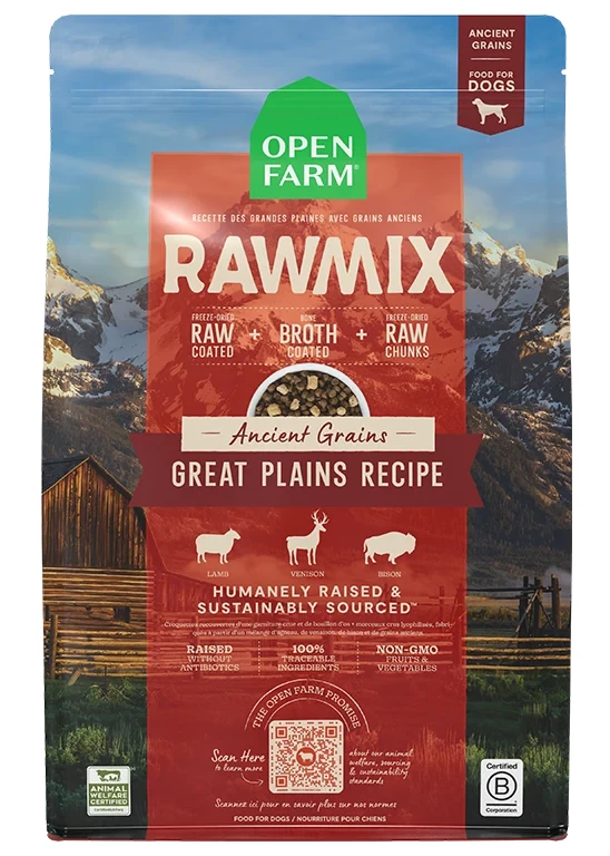 Open Farm RawMix Great Plains Ancient Grains Dry Dog Food