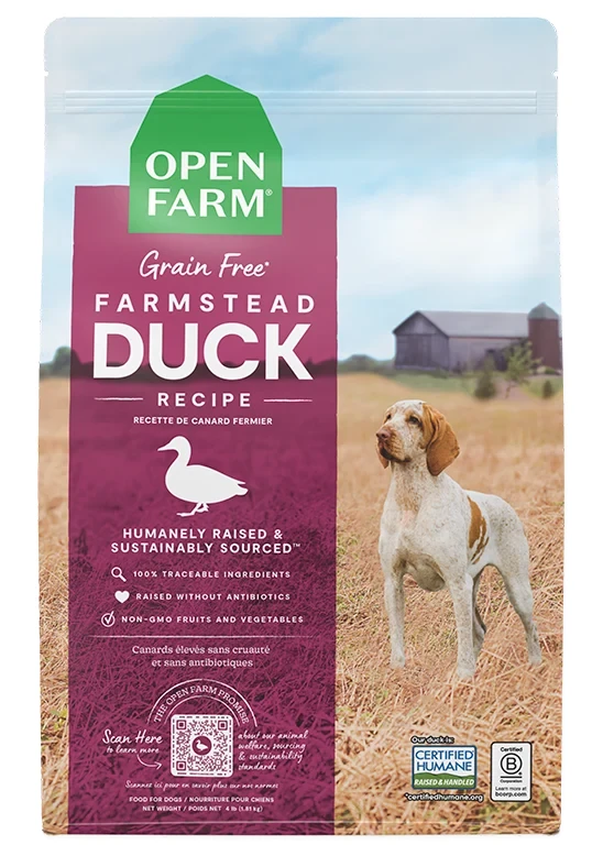 Open Farm Farmstead Duck Grain-Free Dry Dog Food