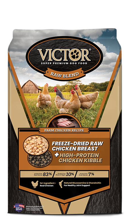 Victor Raw Blend Farm Chicken Recipe Dry Dog Food