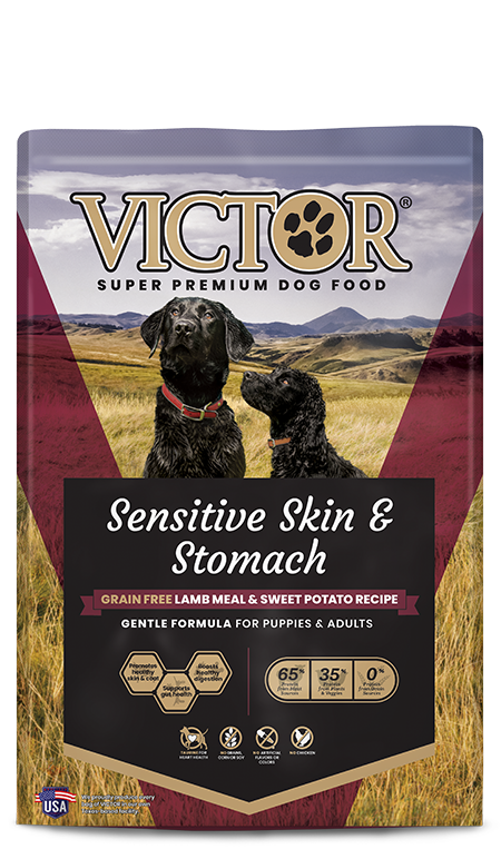 Victor Purpose Sensitive Skin & Stomach Grain Free Lamb Meal & Sweet Potato Recipe Dry Dog Food