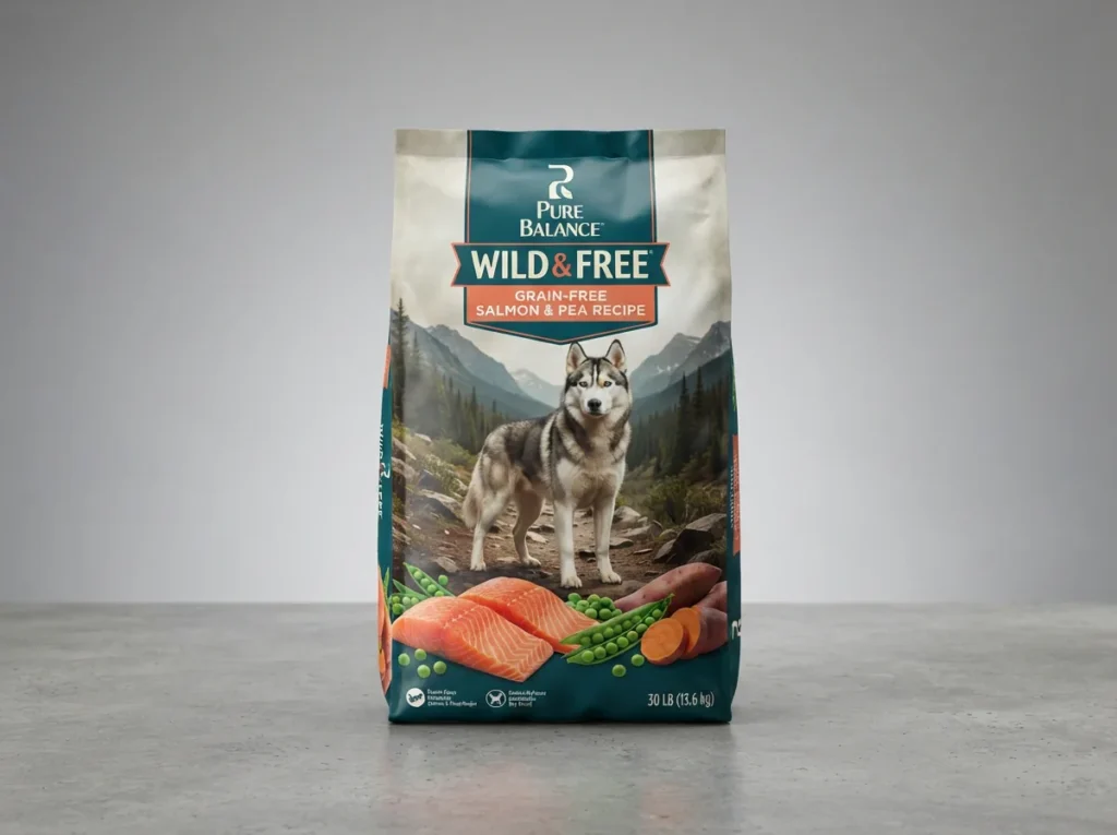 Pure Balance Wild & Free Grain-Free Salmon & Pea Recipe Dry Dog Food