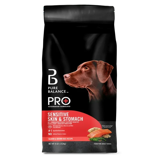 Pure Balance Pro+ Sensitive Skin & Stomach , Salmon & Rice Recipe Dry Dog Food