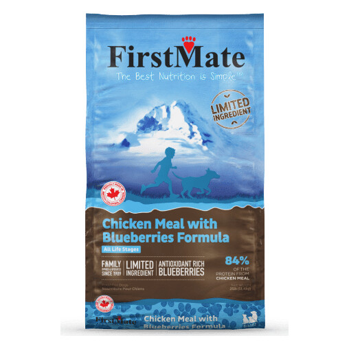 FirstMate Chicken Meal With Blueberries Formula Grain-Free Dry Dog Food