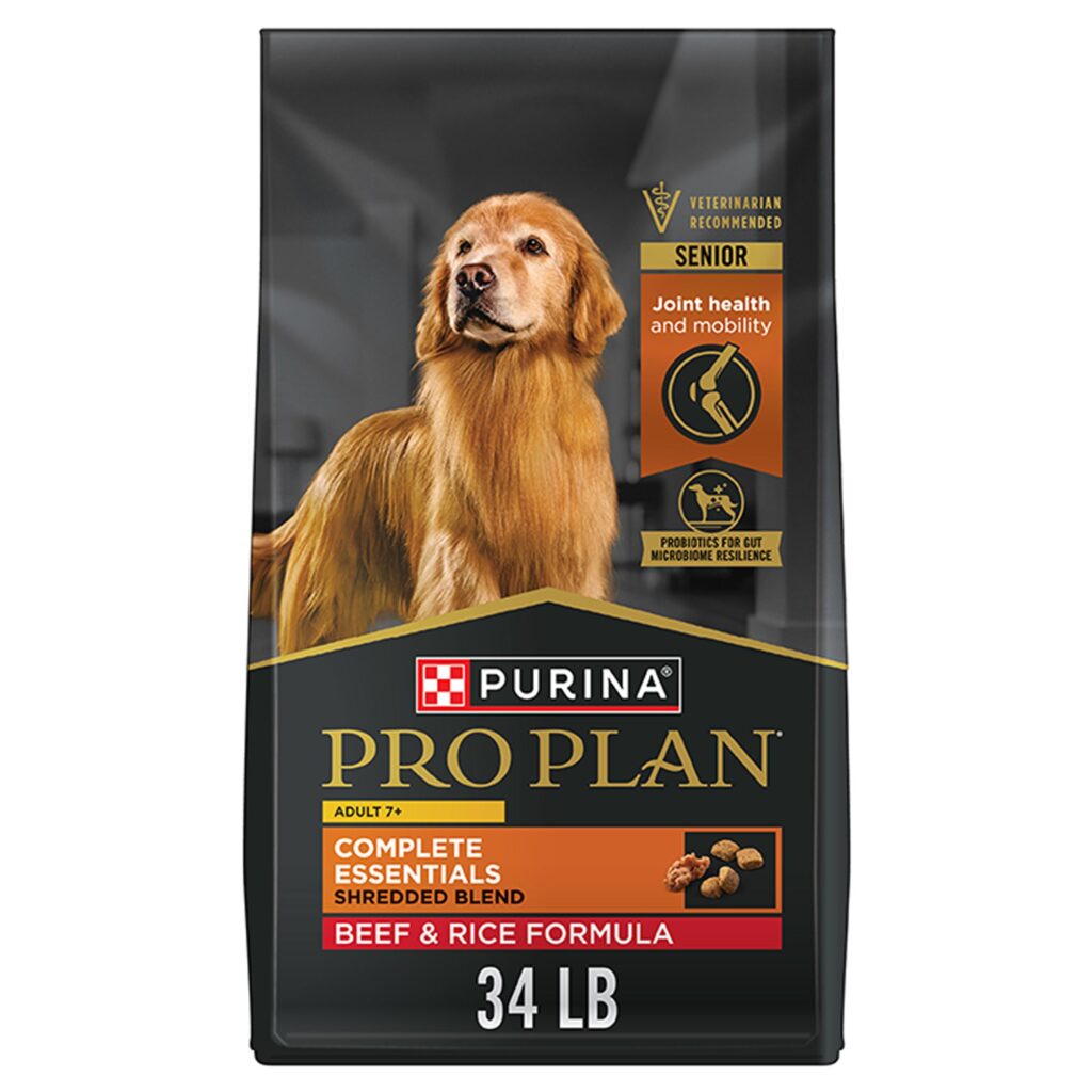 Purina Pro Plan Senior Beef And Rice Dry Dog Food