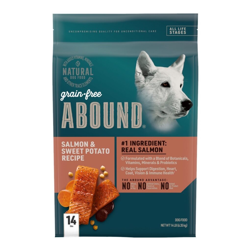 Abound Grain Free All Life Stages Salmon & Sweet Potato Dry Dog Food