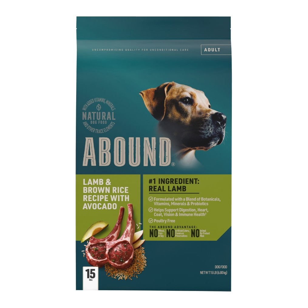 Abound Adult Lamb & Brown Rice with Avocado Dry Dog Food