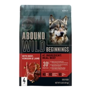 Abound Wild Beginnings Adult Beef, Venison & Lamb Dry Dog Food