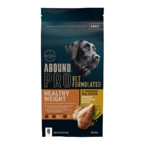 Abound Pro Vet Formulated Healthy Weight Adult Chicken & Oatmeal Dry Dog Food