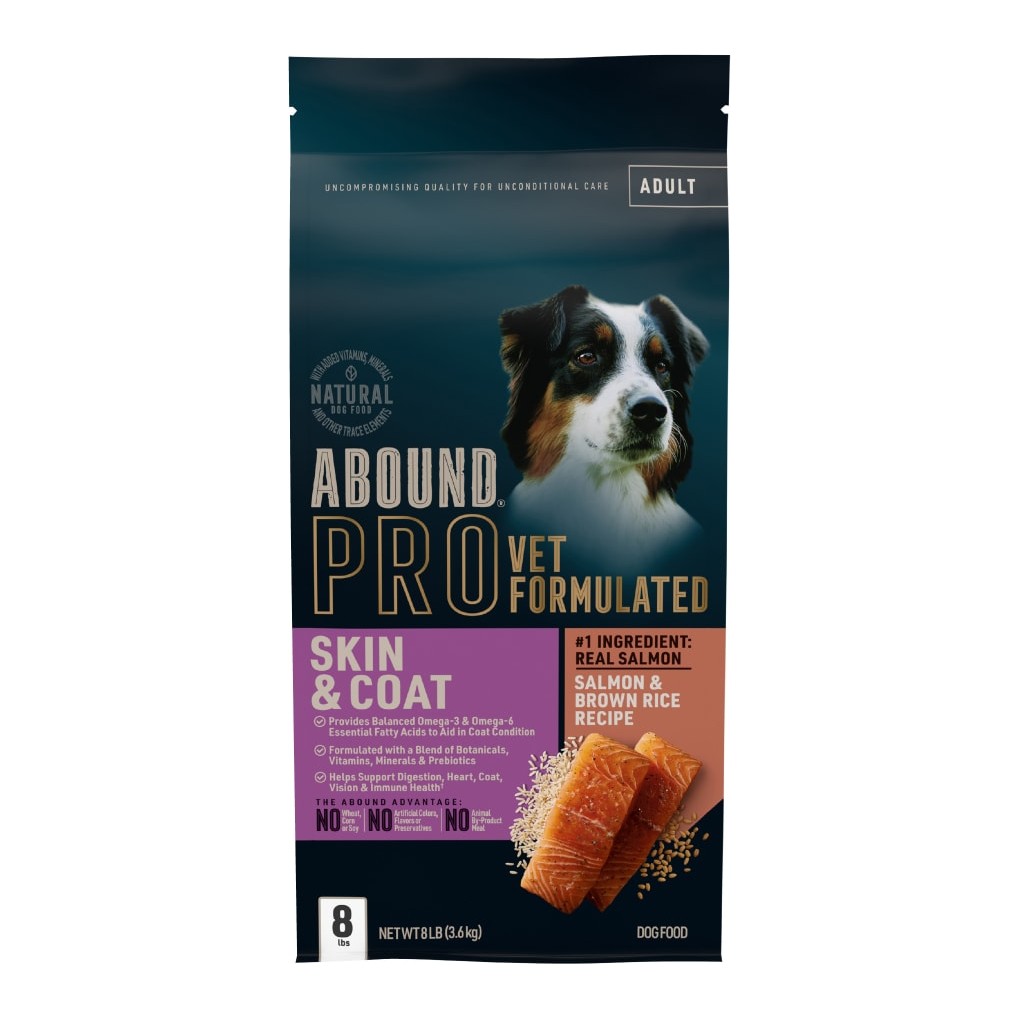 Abound Pro Vet Formulated Skin & Coat Adult Salmon & Brown Rice Dry Dog Food