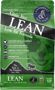 Annamaet Grain Free Lean Formula Dry Dog Food