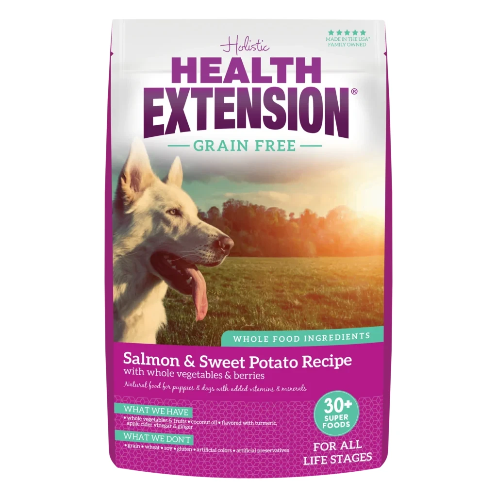 Health Extension Grain Free Salmon & Sweet Potato Recipe Dry Dog Food