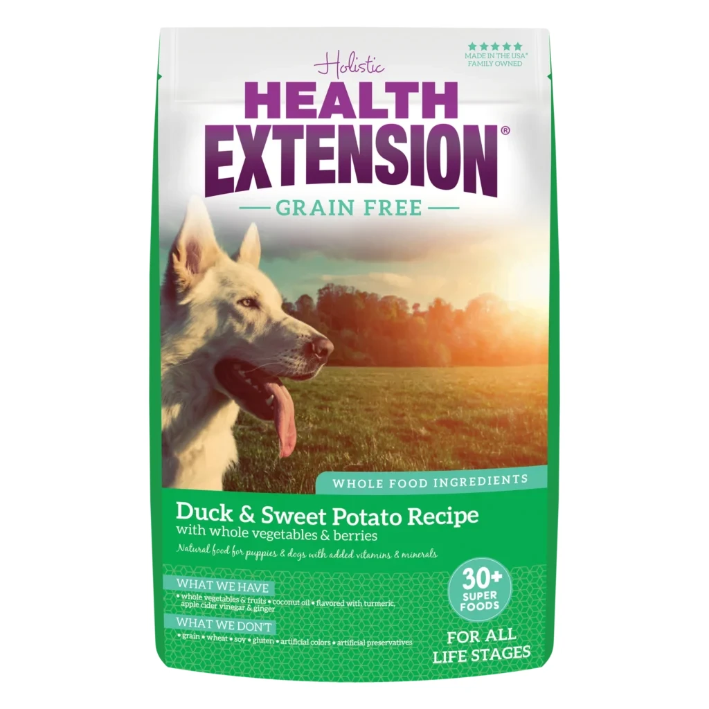 Health Extension Grain Free Duck & Sweet Potato Recipe Dry Dog Food