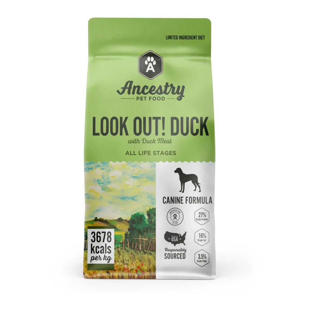 Health Extension Ancestry Look Out! Duck Dry Dog Food