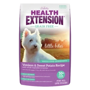 Health Extension Grain Free Little Bites Grain Free Venison & Sweet Potato Little Bites Recipe Dry Dog Food