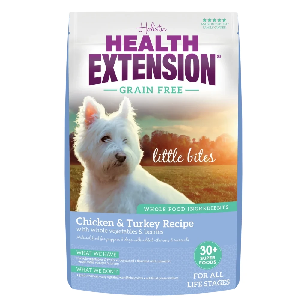 Health Extension Grain Free Little Bites Grain Free Chicken & Turkey Little Bites Recipe Dry Dog Food