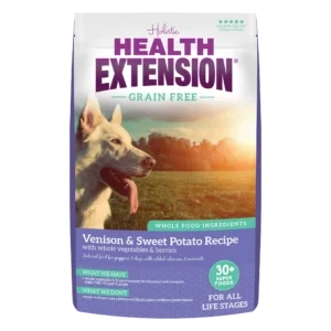 Health Extension Grain Free Venison & Sweet Potato Recipe Dry Dog Food