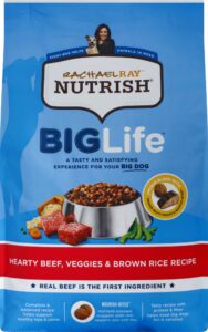 Rachael Ray Nutrish Big Life Hearty Beef, Veggies & Brown Rice Dry Dog Food