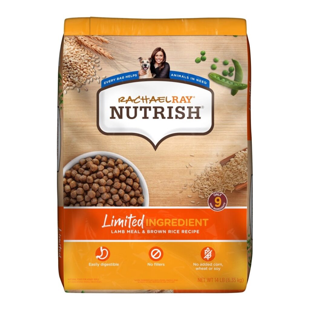 Rachael Ray Nutrish Limited Ingredient Lamb Meal & Brown Rice Dry Dog Food
