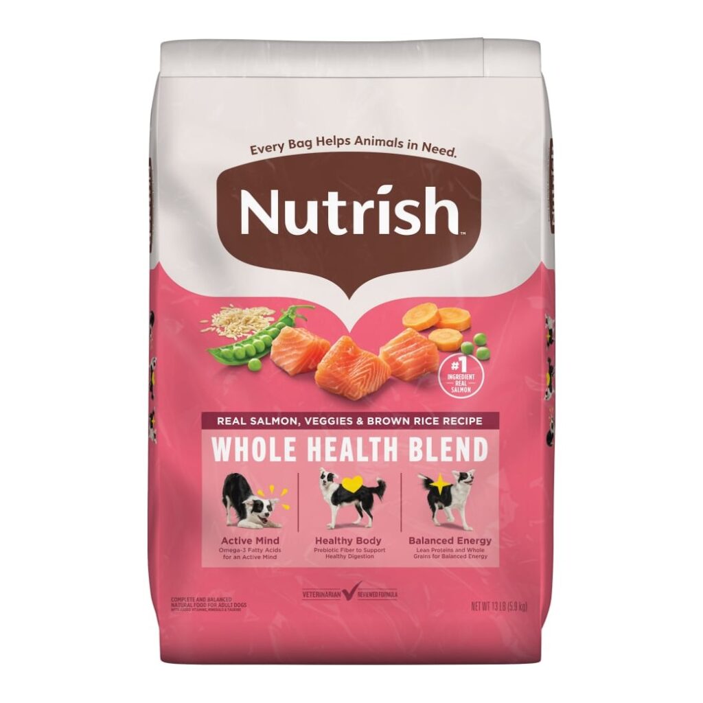 Rachael Ray Nutrish Real Salmon, Veggies & Brown Rice Dry Dog Food