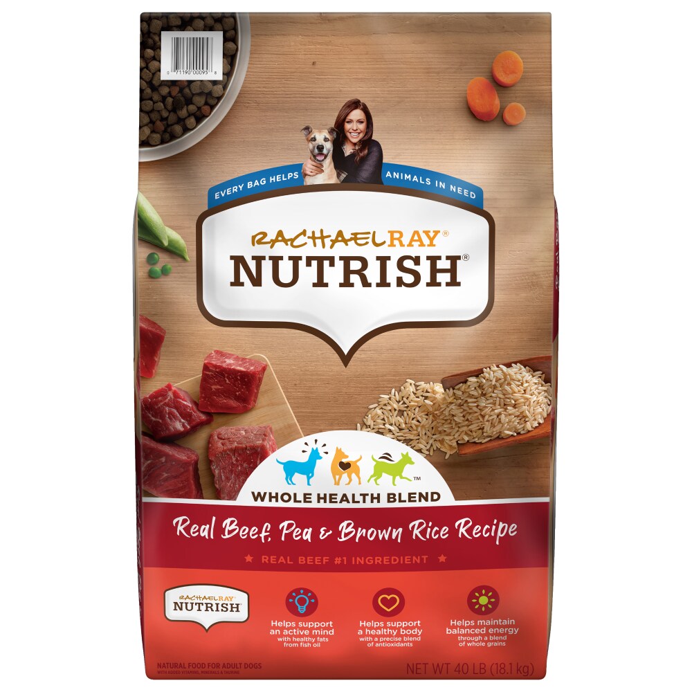 Rachael Ray Nutrish Real Beef, Pea & Brown Rice Recipe Dry Dog Food