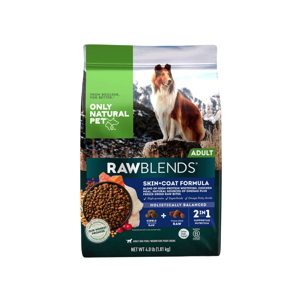Only Natural Pet Raw Blends Skin and Coat Dry Dog Food