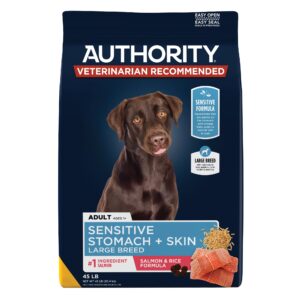 Authority Sensitive Stomach & Skin Large Breed Adult Dog Dry Dog Food