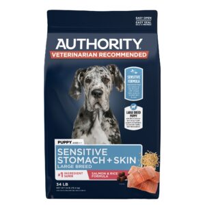 Authority Sensitive Stomach & Skin Large Breed Puppy Dry Dog Food