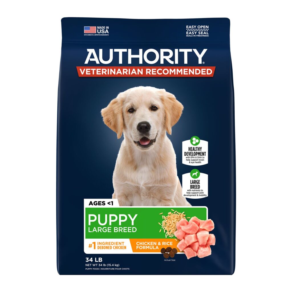 Authority Everyday Health Large Breed Puppy Dry Dog Food