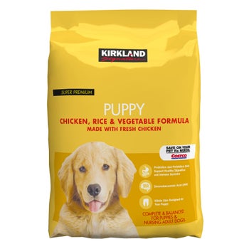 Kirkland Signature Puppy Formula Chicken, Rice and Vegetable Dry Dog Food