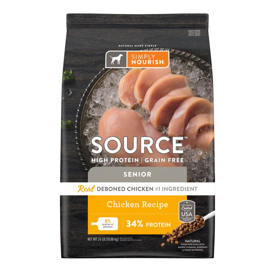 Simply Nourish Source Senior Dry Dog Food