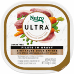 Nutro Natural Choice Signature Duck Entrée With Spring Vegetables and a Hint of Basil Filets in Gravy Wet Dog Food