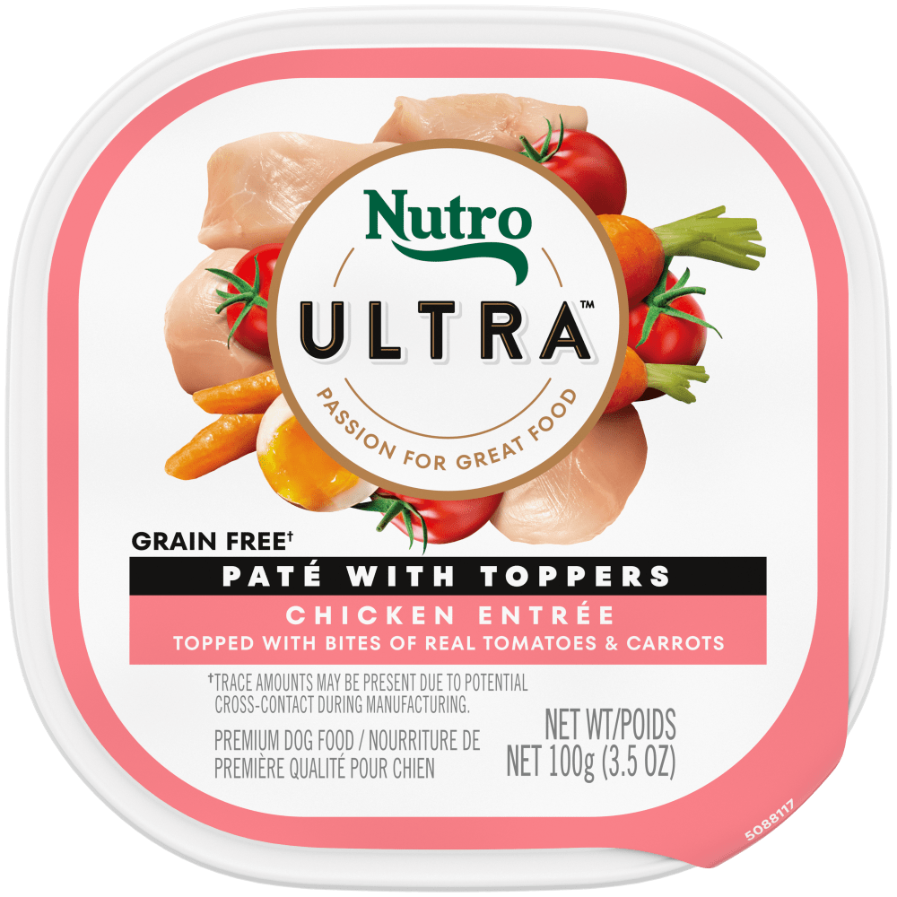 Nutro Chicken Entrée Paté with Tomatoes & Carrots Wet Dog Food