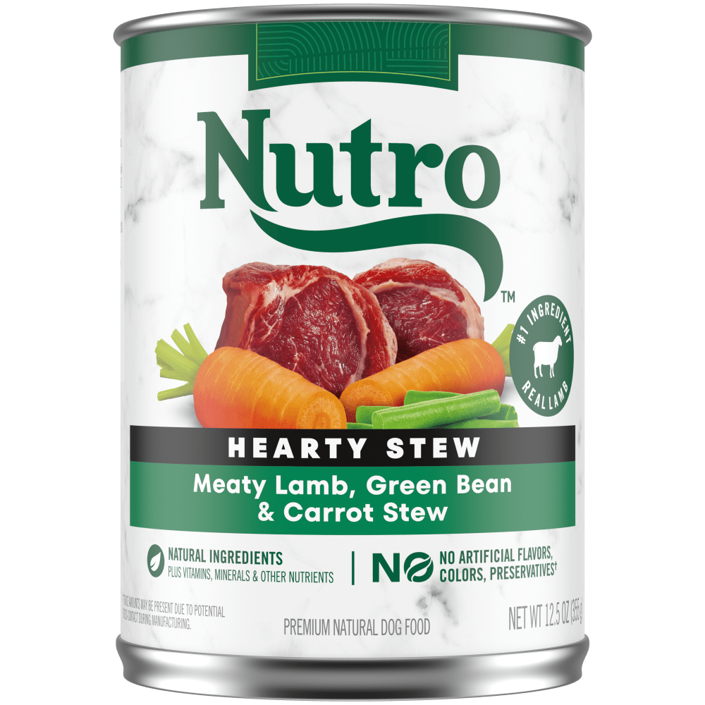 Nutro Meaty Lamb, Green Bean & Carrot Stew Recipe Wet Dog Food