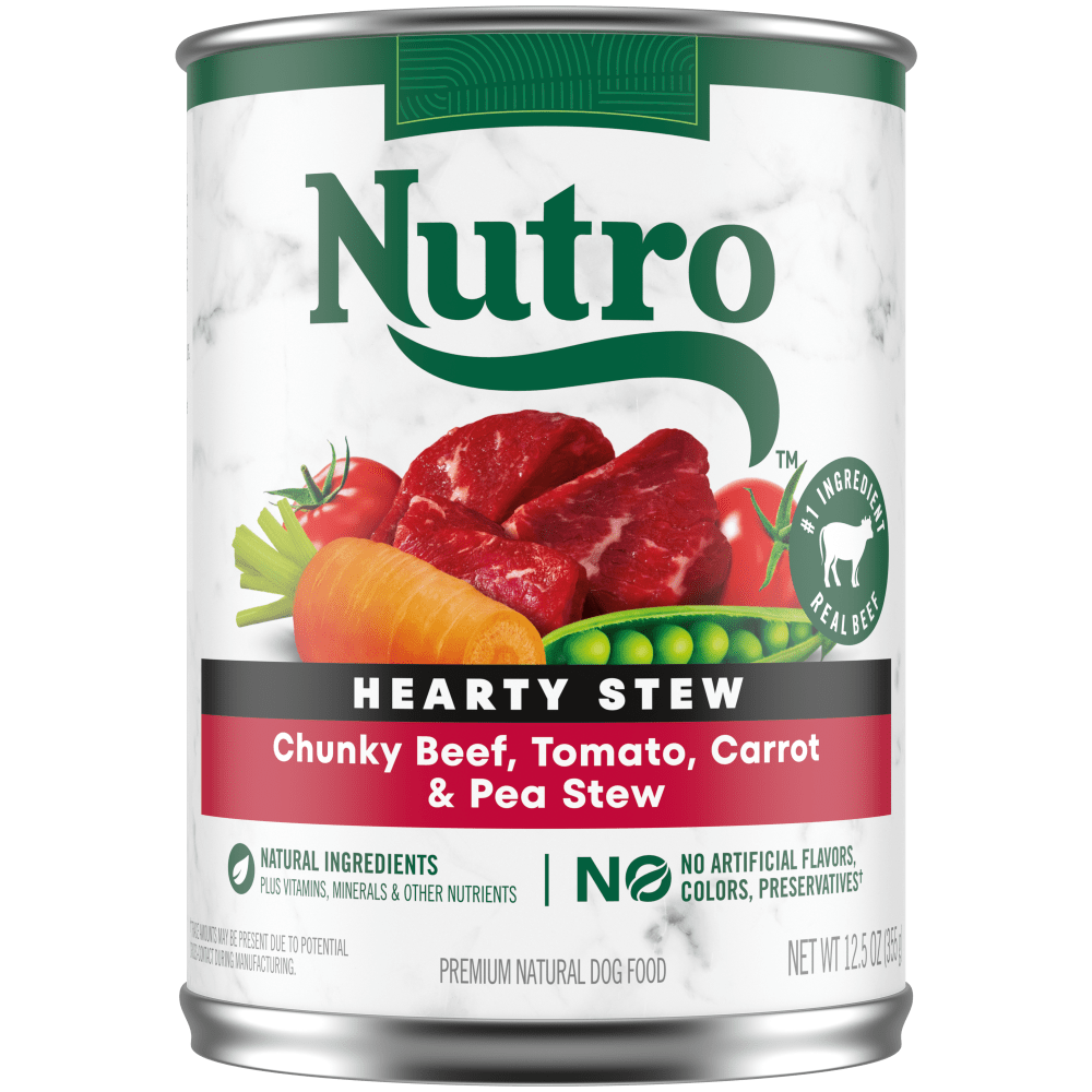 Nutro Chunky Beef, Tomato, Carrot & Pea Stew Wet Dog Food