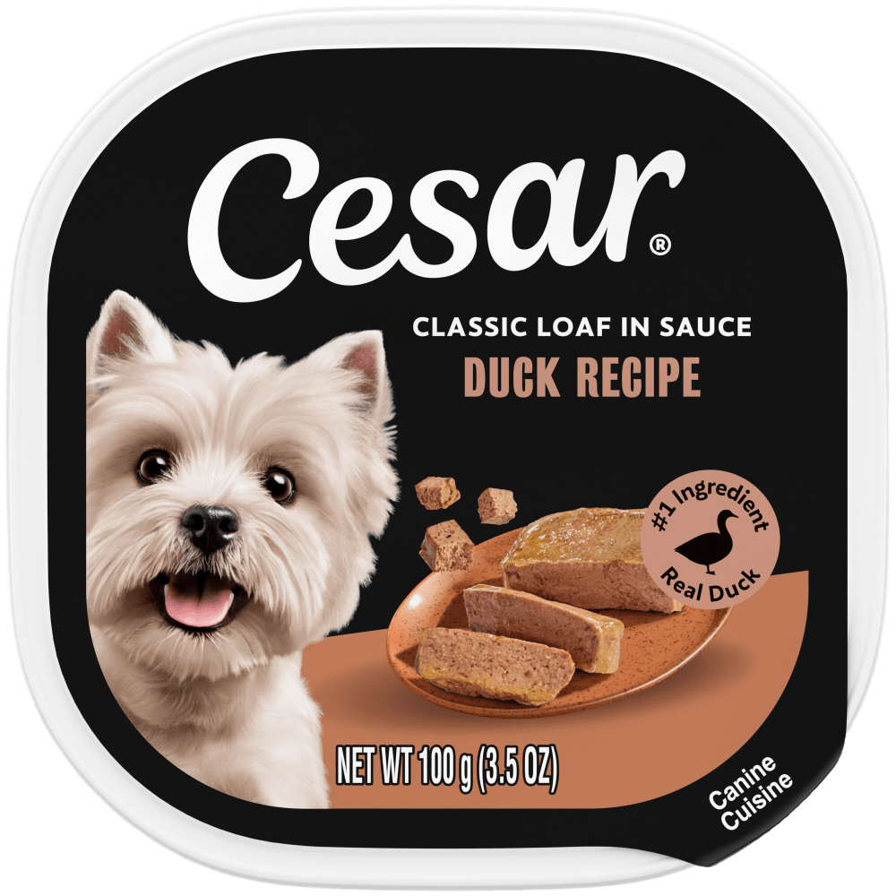 Cesar Classic Loaf in Sauce Duck Wet Dog Food